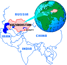 Kazakhstan location