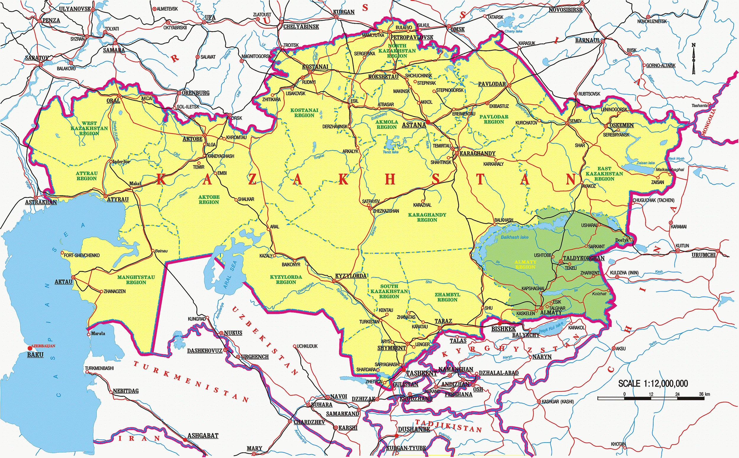 казань казахстан сколько километров